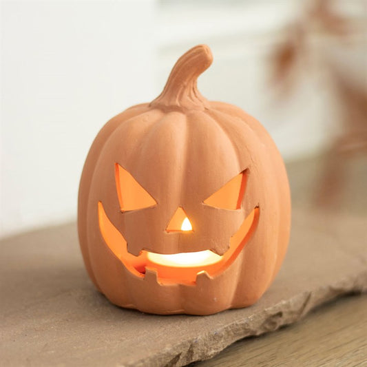 Terracotta Pumpkin Ornament